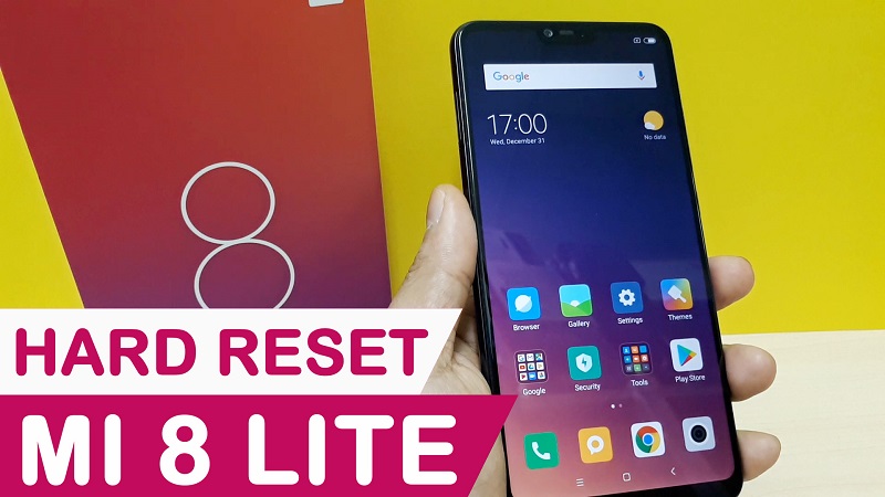 Hard Reset Xiaomi Mi 8 Lite