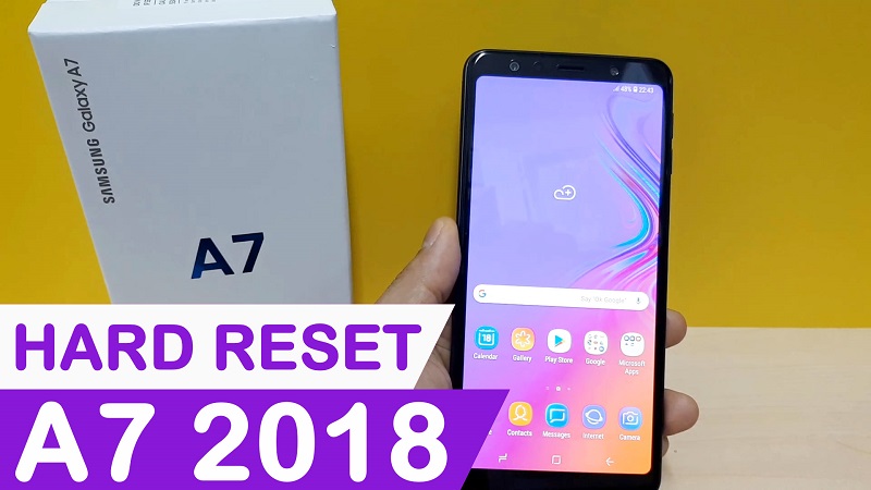 Hard Reset Samsung Galaxy A7 2018
