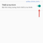 Tắt tính năng trợ thính trên điện thoại Sony Xperia