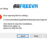 Cách khắc phục lỗi Error Opening File for Writing trong Windows nhanh nhất